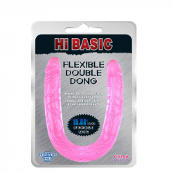 Hi Basic Jelly Flexible Double Dong Podwójne dildo