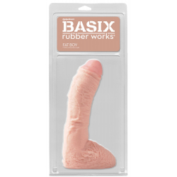 BASIX RUBBER WORKS Realistyczne dildo z jądrami
