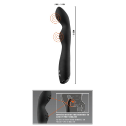 Rebel Wibrator analny P-Spot, stymulacja prostaty 23,5 cm